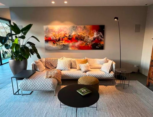 Moroso Gentry corner sofa 160x300 fabric “People” light gray