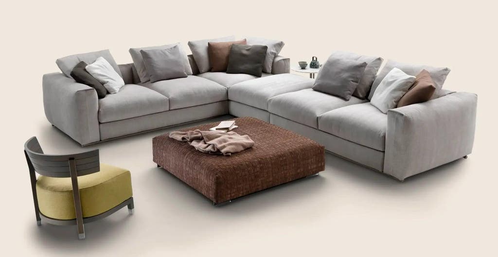 Flexform Asolo modulaire hoekbank – diverse opstellingen – foto 3