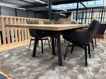 Arco Trestle eettafel – naturel eiken, 110 × 320 cm – foto 4