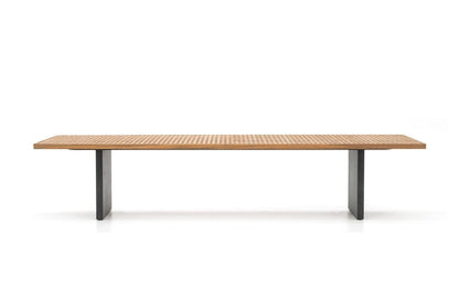 Minotti Quadrado outdoor tafel met zes Tape Cord stoelen – foto 6
