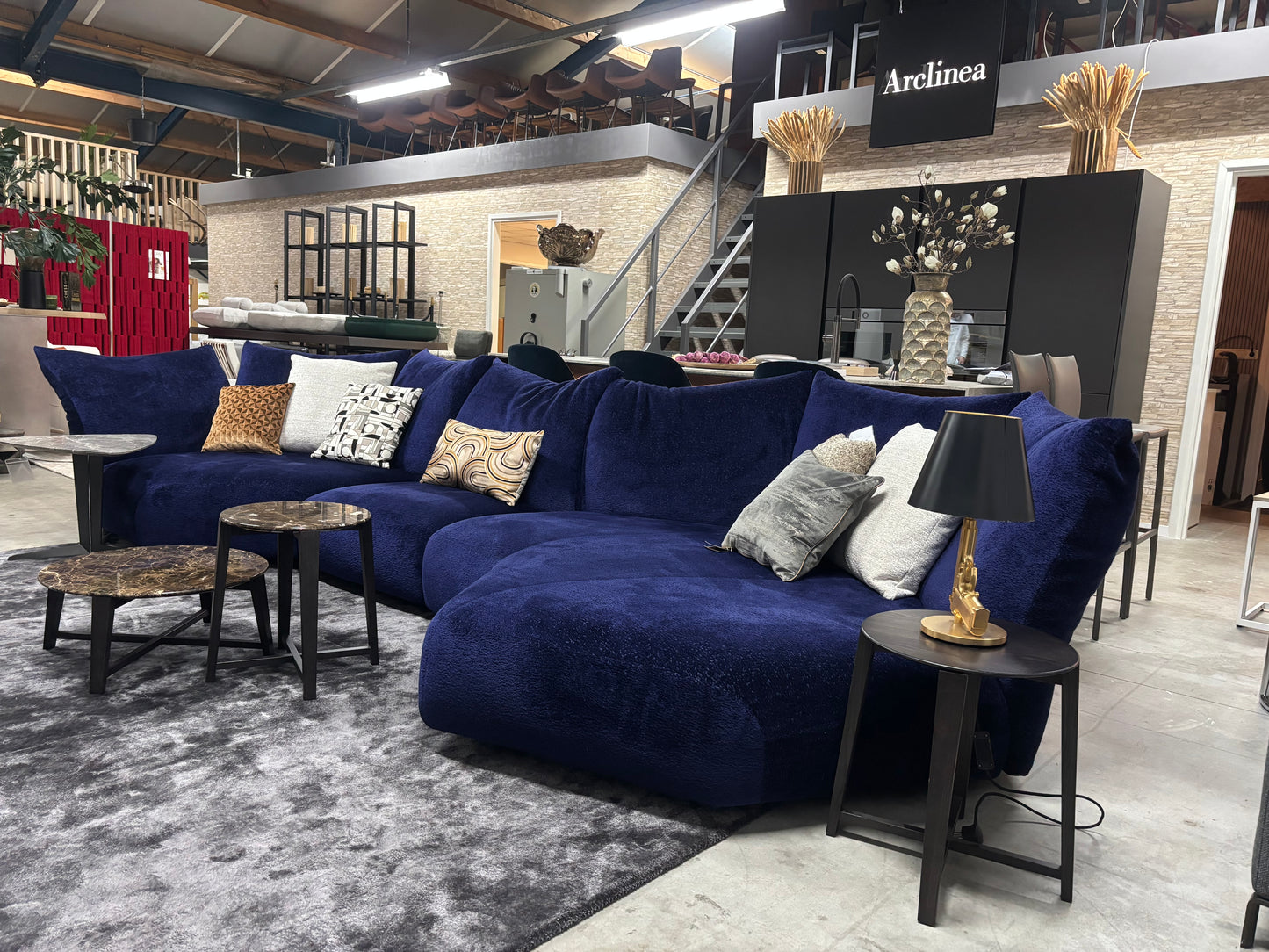 Edra Standard Modular deep blue / Purple sofa 3 modules LP 30,180.00