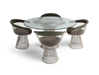 Originele Set Knoll Warren Platner 5 Dining chairs 1 Table