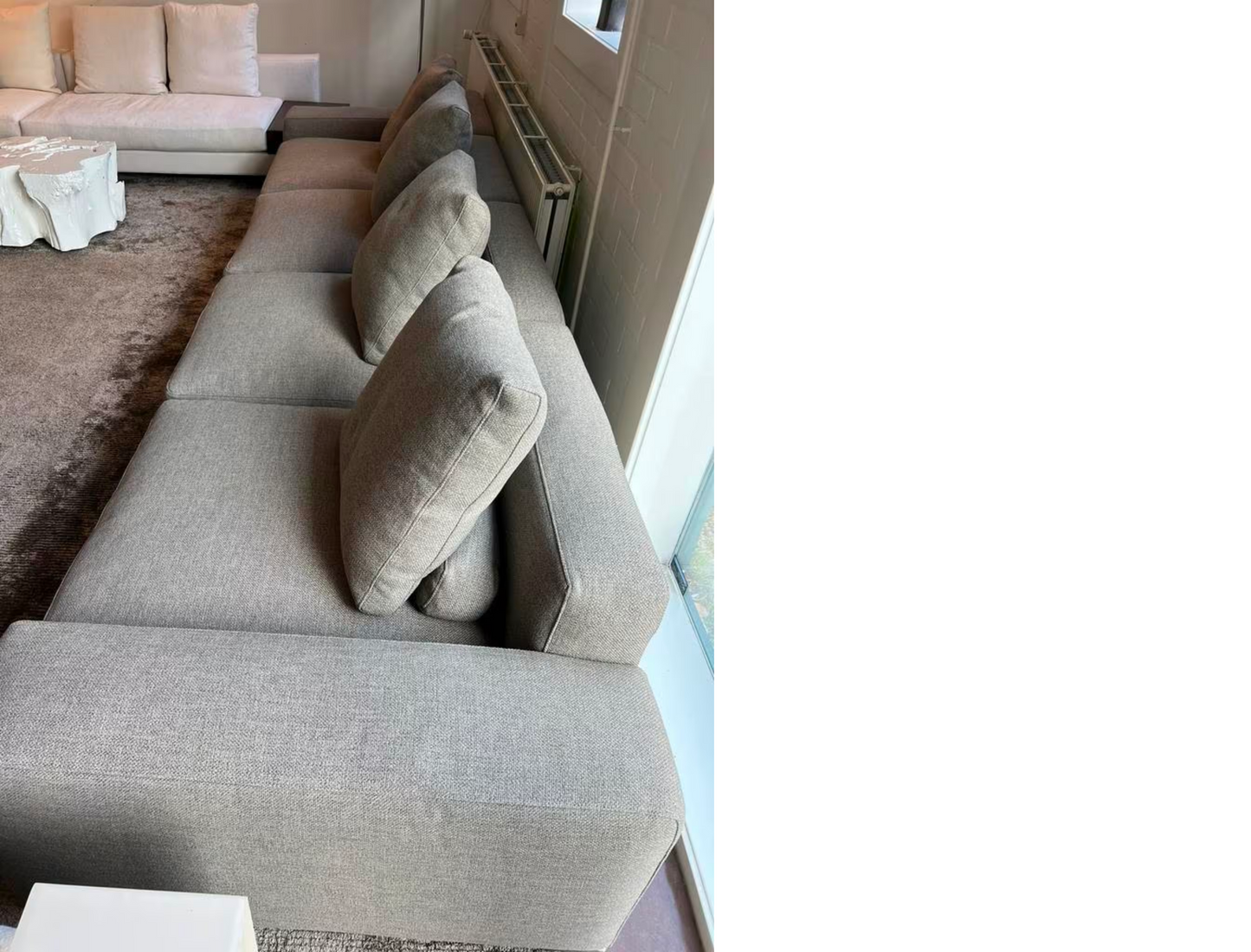 Minotti Jagger Modular sofa Pitti Elephant 105 x 400cm