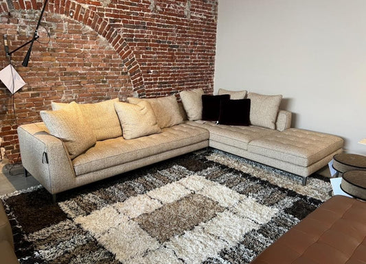 Maxalto Lucrezia hoekbank – bouclé Losanna 207, 349 × 249 cm – foto 1