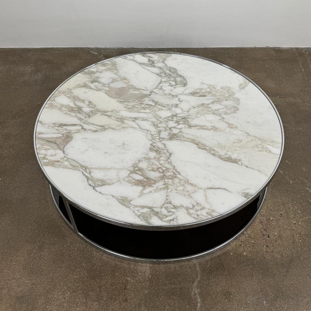 Minotti Hubert salontafel – Calacatta Oro marmer, 120 cm – foto 8