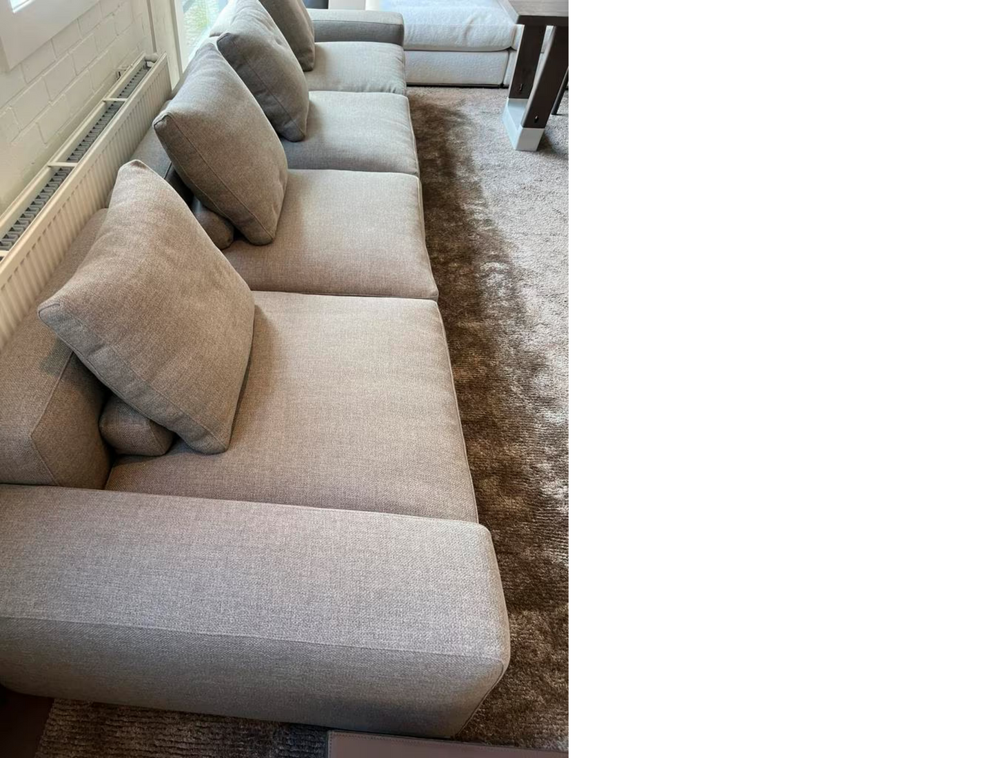 Minotti Jagger Modular sofa Pitti Elephant 105 x 400cm