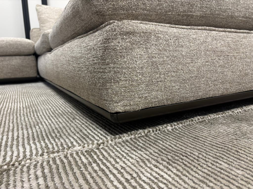 Minotti Powell modulaire bank met poef – stof categorie G – foto 6