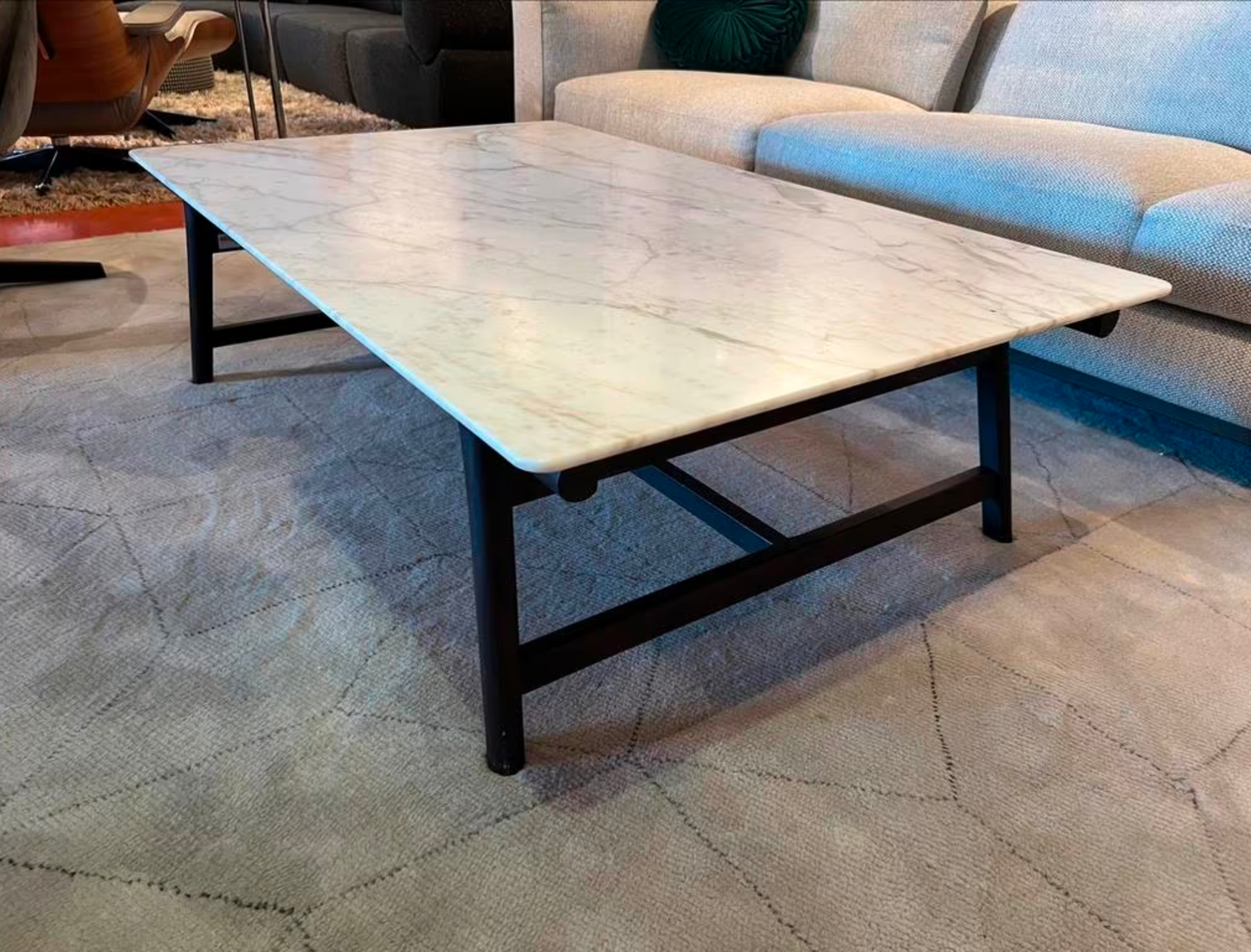 Flexform Giano coffee table 80x130cm marble Calacatta Oro
