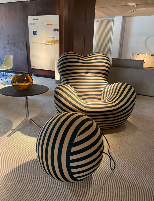 B&B Italia UP50 Mama fauteuil – jubileumuitvoering beige/groen – foto 1