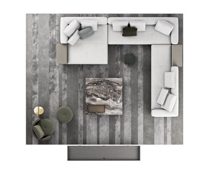 Minotti Connery modulaire hoekbank – Tibet Naturale, 479 × 377 cm – foto 4