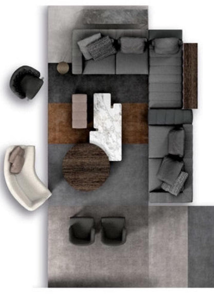 Minotti Freeman modulaire hoekbank – stof categorie G – foto 3