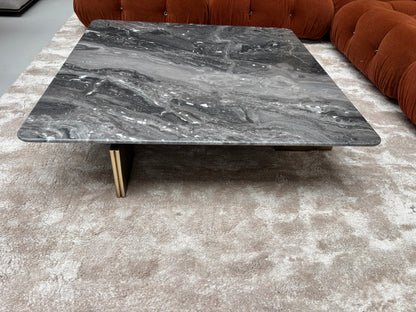 Minotti Yves coffeetable 120x120cm Grigio Orobico marmer