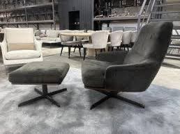 Minotti Coley fauteuil met Ottoman – stof categorie G – foto 5