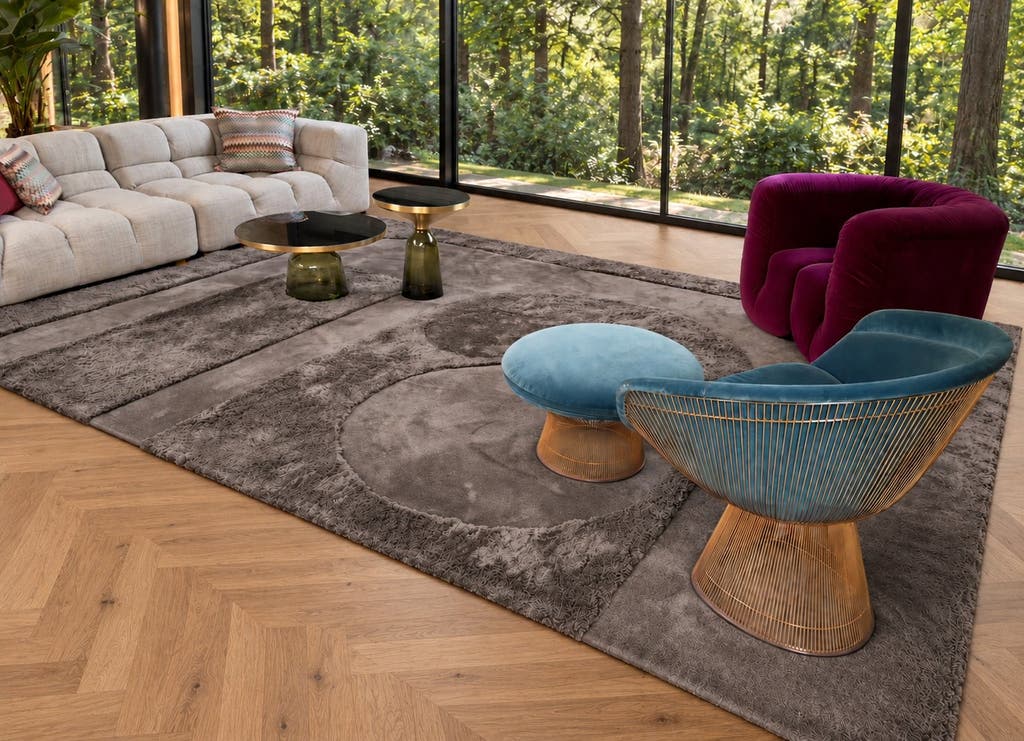 Minotti Wisp Relief vloerkleed – Smoke, 300 × 400 cm – foto 4