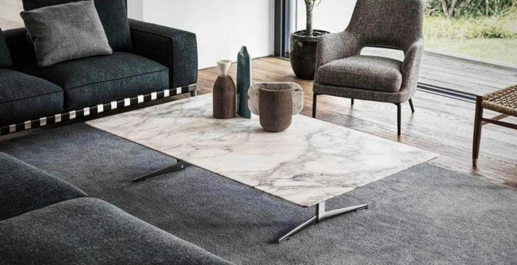 Flexform Fly salontafel – marmer, 100 × 170 cm – foto 4