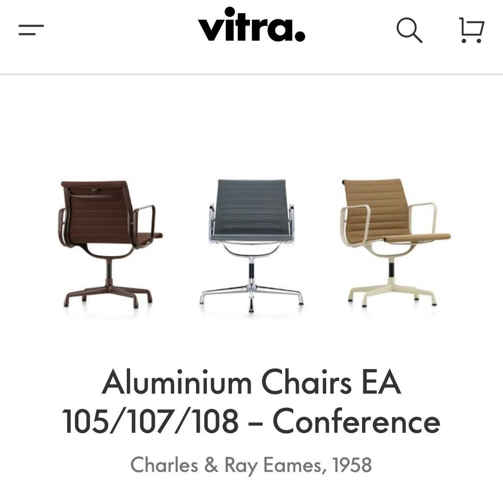 4 Vitra Ea108 Eames chairs bordeaux 2026 voor & achter leder