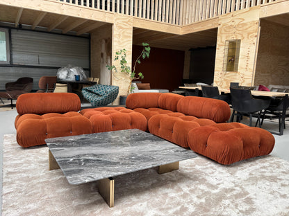 Minotti Yves coffeetable 120x120cm Grigio Orobico marmer