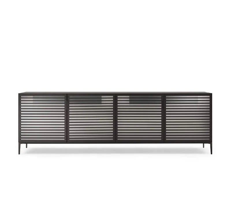 Rimadesio Alambra dressoir – ledverlichting en leren inleg, 260 cm – foto 8
