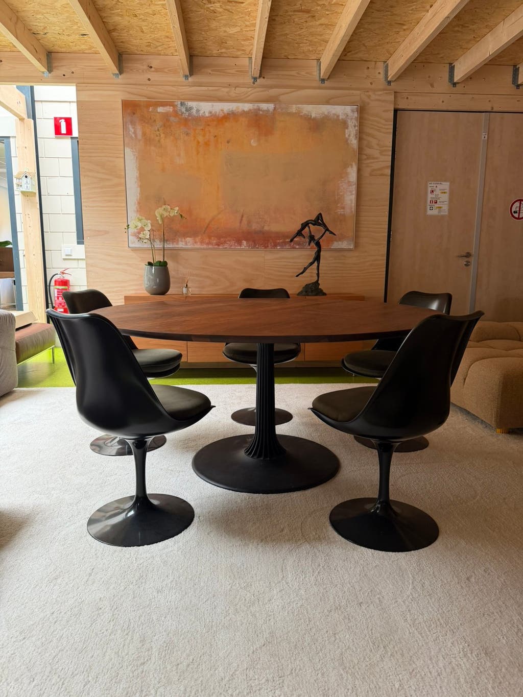 Knoll Saarinen Tulip eetkamerstoelen – zes stuks – foto 4