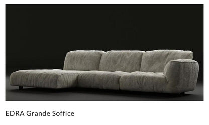 Edra Grand Soffice modulaire hoekbank – Jaipur stof, 150 × 385 cm – foto 2