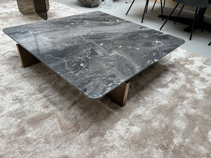 Minotti Yves coffeetable 120x120cm Grigio Orobico marmer