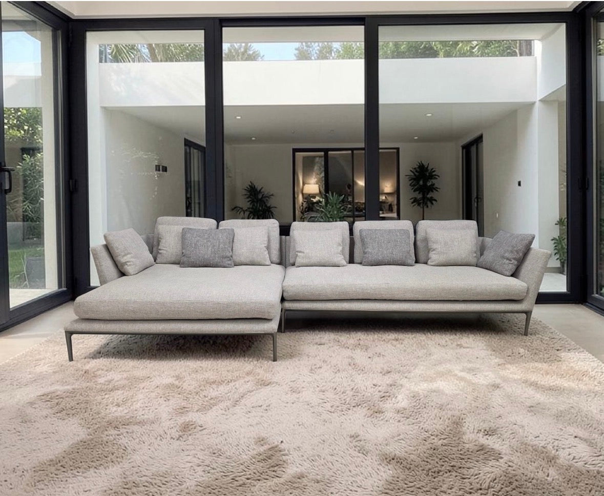 B&B Italia Atoll hoekbank lounge 100/150x 335cm showmodel LP 22K