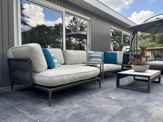 B&amp;B Italia Ribes modular corner sofa in Lusso fabric