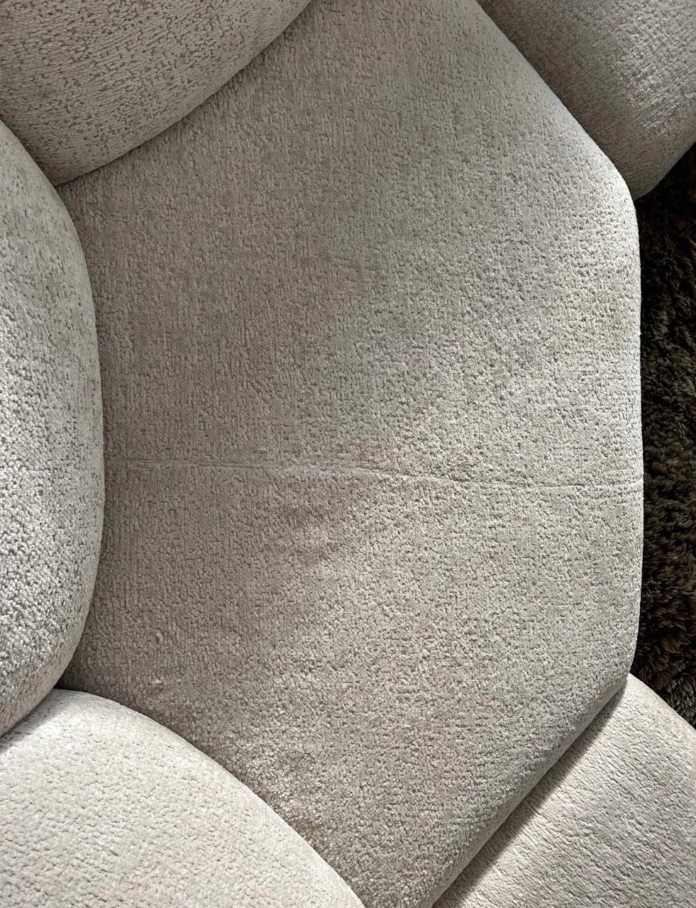 Edra Standard modular corner sofa fabric Soft Nest T 8212 