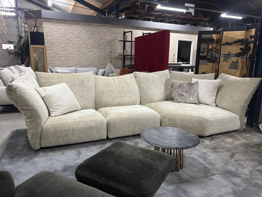 Edra Standard modular sofa, fabric T, 3 modules