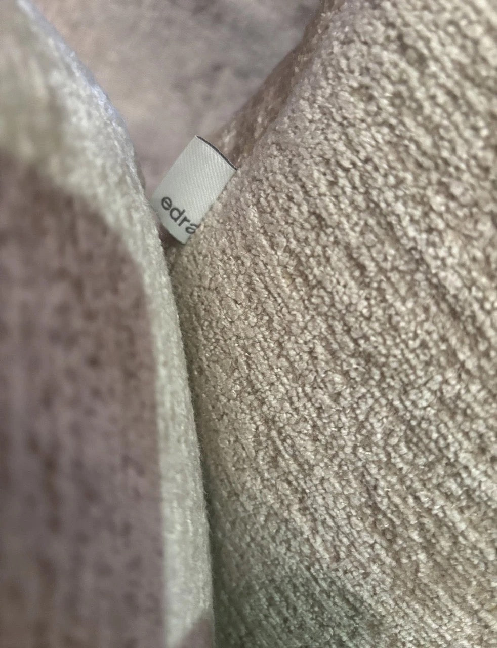 Edra Standard modular sofa, fabric T, 3 modules