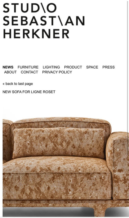 Ligne Roset “Noka” – design by Sebastian Herkner