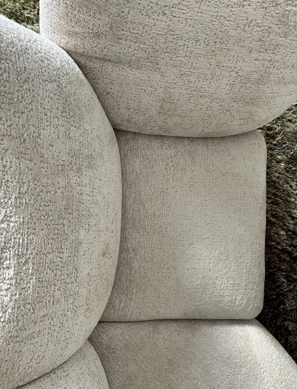 Edra Standard modular corner sofa fabric Soft Nest T 8212 