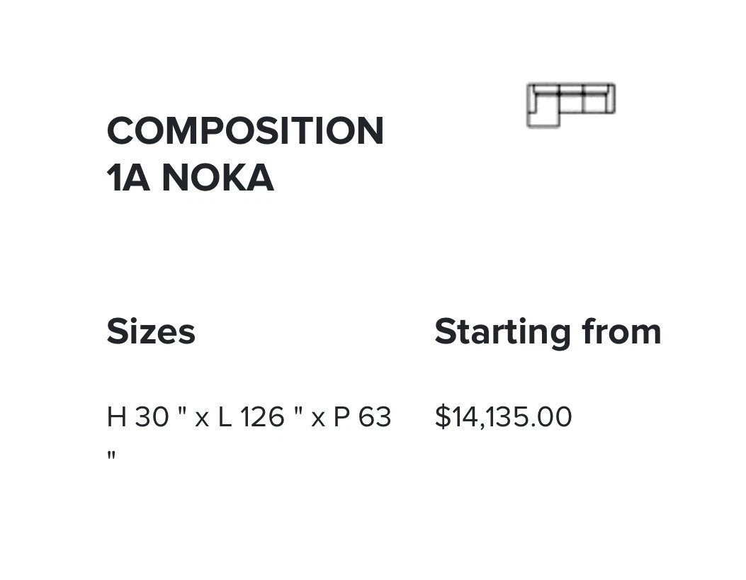 Ligne Roset “Noka” – design by Sebastian Herkner