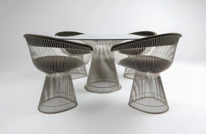 Knoll International Warren Platner Dining Chair Velvet