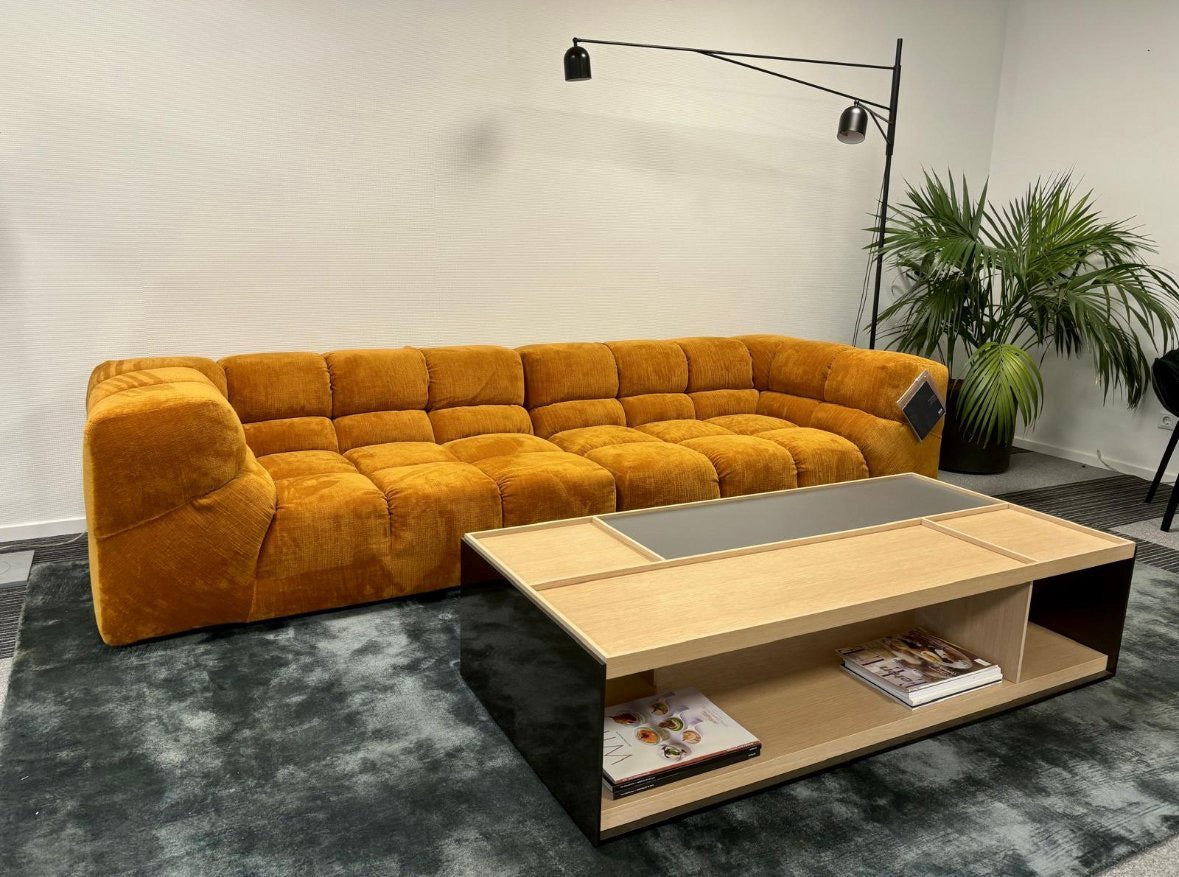 B&amp;B Italia Tufty Time 109x300cm Stoffwagen. Extra Enia Ocker