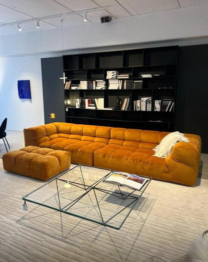 B&amp;B Italia Tufty Time 109x300cm Stoffwagen. Extra Enia Ocker