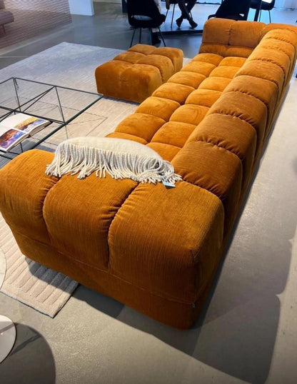 B&amp;B Italia Tufty Time 109x300cm Stoffwagen. Extra Enia Ocker