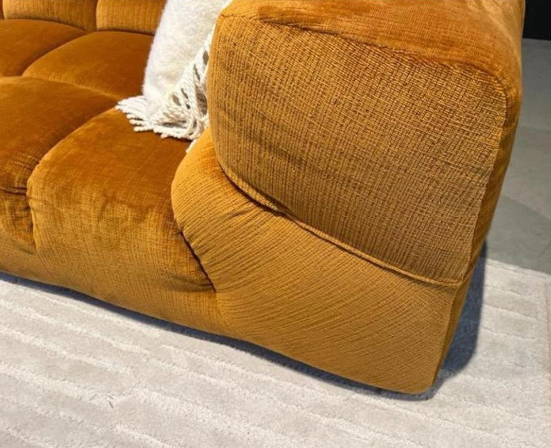 B&amp;B Italia Tufty Time 109x300cm Stoffwagen. Extra Enia Ocker