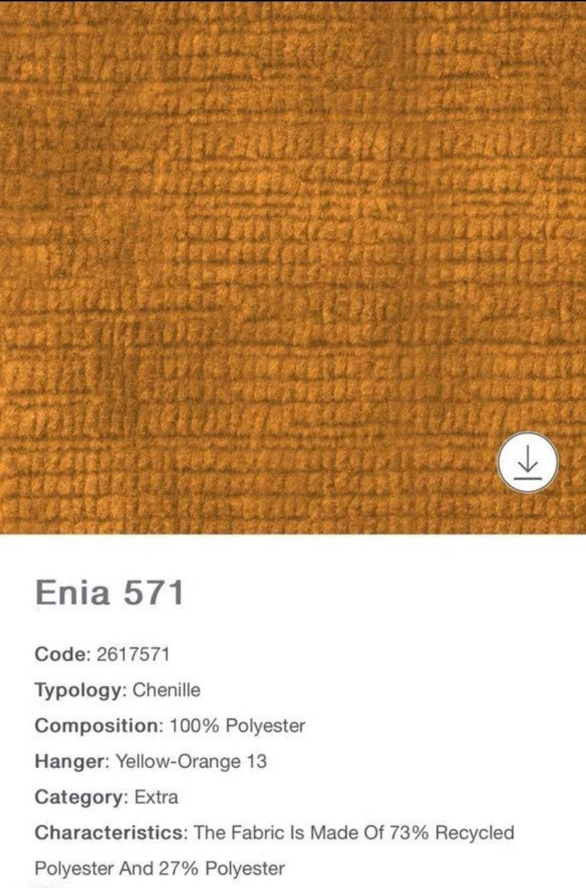 B&amp;B Italia Tufty Time 109x300cm Stoffwagen. Extra Enia Ocker