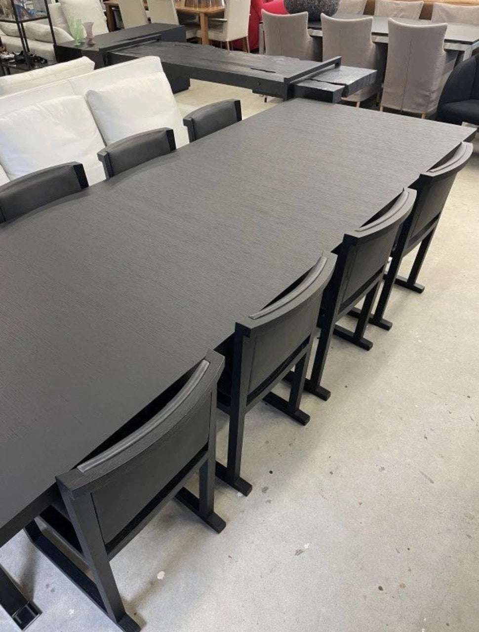 B&amp;B Italia Maxalto Musa dining chairs brushed oak Kota Leather