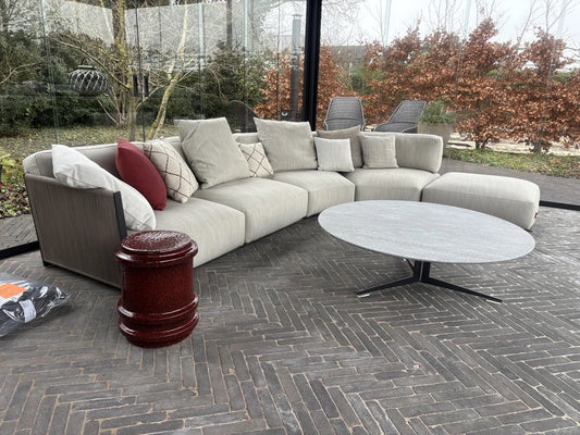 Flexform Vulcano modulaire Outdoor sofa 5 delig incl hoezenset