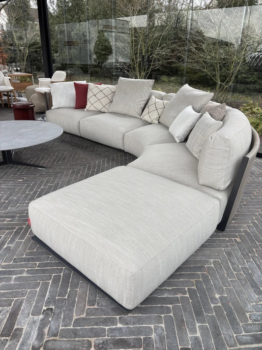 Flexform Vulcano modulaire Outdoor sofa 5 delig incl hoezenset
