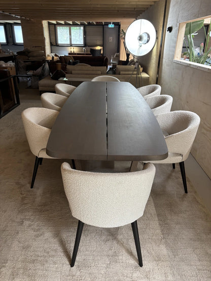 Minotti Aston Dining Chairs in boucle