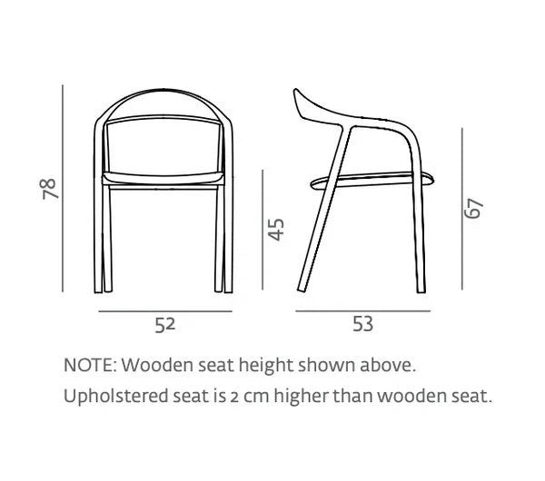 Artisan Neva Stoelen Walnoot Matte Lak ICM Zenith Leder