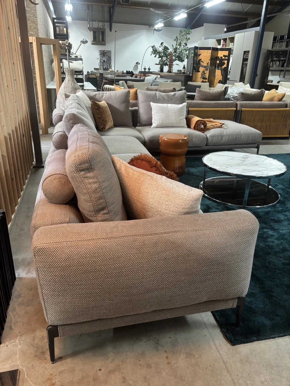 Flexform Romeo Corner Sofa 373x278cm Fabric Extra