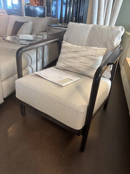 Flexform Crono Armchair Fabric - Extra Elodie 1221 Ashwood