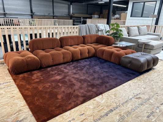 B&B Italia Camaleonda Licata 333 Terracotta Velours & Leder