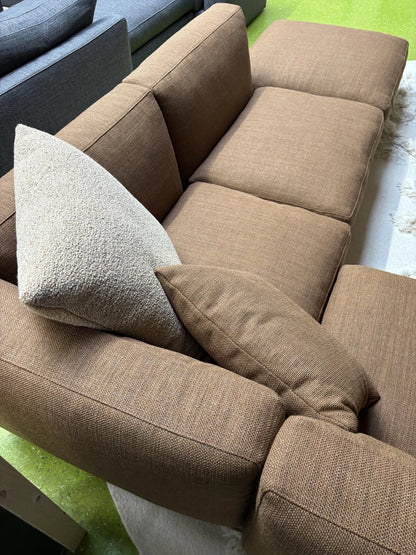 Flexform Softdream hoekbank in Terracotta stof Astro