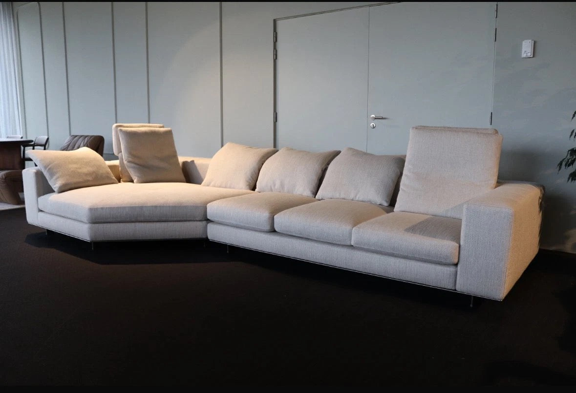 Minotti Freeman modulares Ecksofa 175x392cm Stoff Kat. G