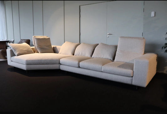 Minotti Freeman modular corner sofa 175x392cm fabric cat. G